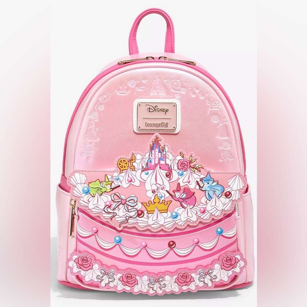 BNWT Loungefly Disney Sleeping Beauty Aurora Cake Backpack